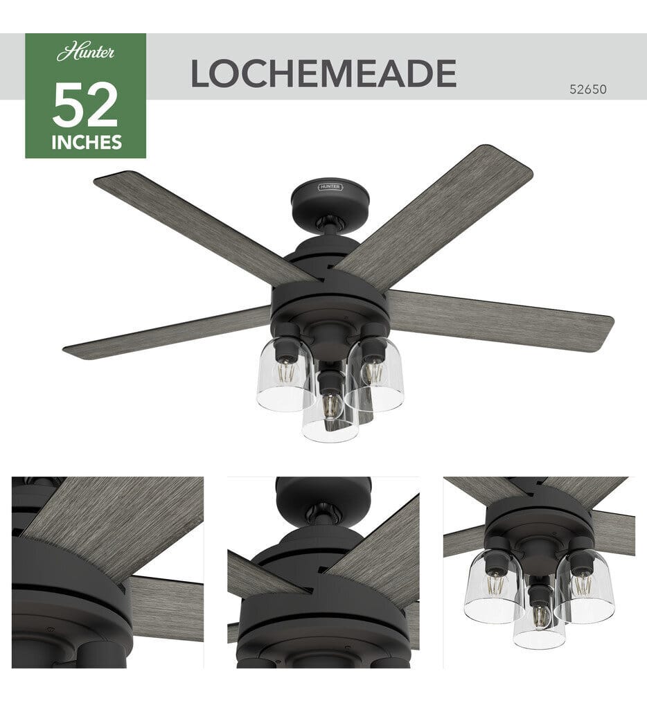 Hunter - Lochemeade 52" Ceiling Fan