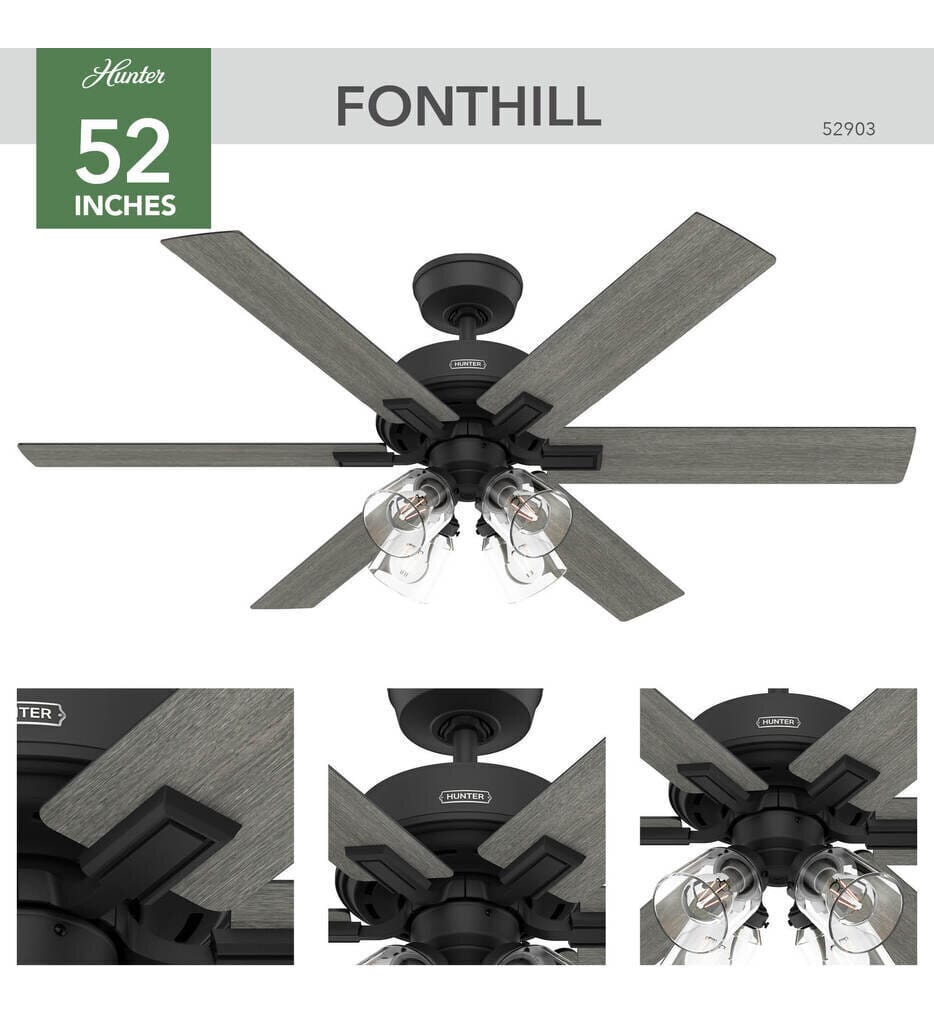 Hunter - Fonthill 52" Ceiling Fan