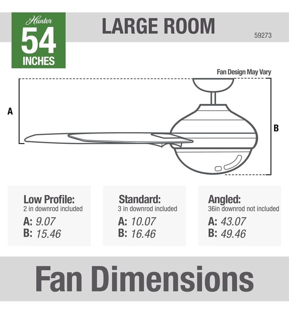 Hunter - Key Biscayne Ceiling Fan