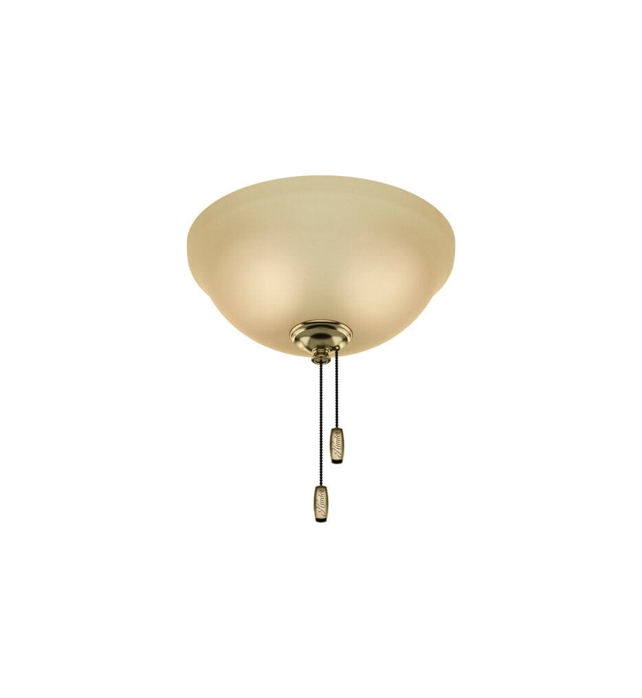 Hunter - 99365 - Glass Bowl-Frosted Amber