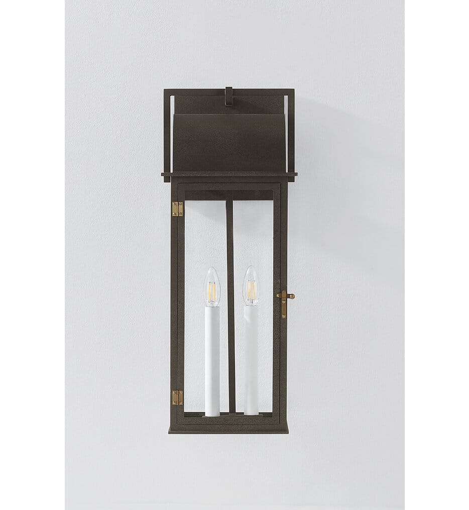 Troy Lighting - B2224-FRN/PBR - Bohen 24.25" Outdoor Wall Sconce