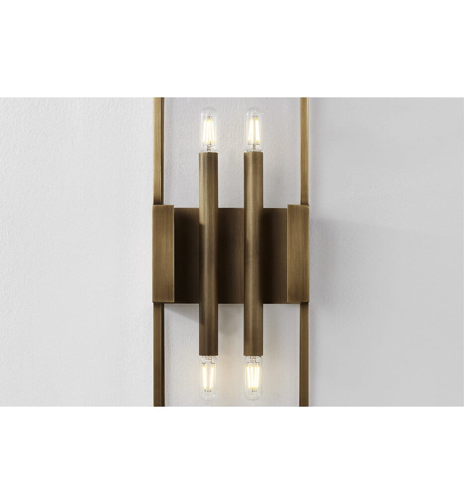 Troy Lighting - B2924-PBR - Santa Clara 24" Wall Sconce