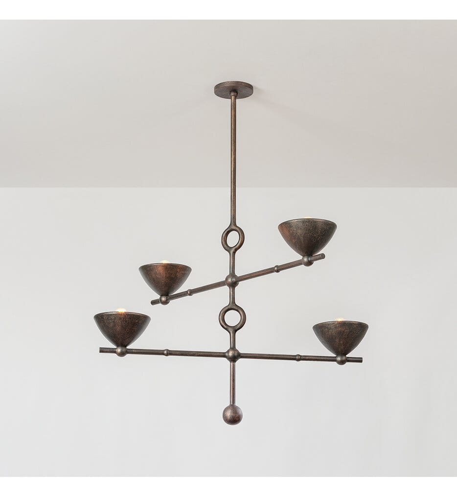 Troy Lighting - F2338-BPG - Vishal 38" Chandelier