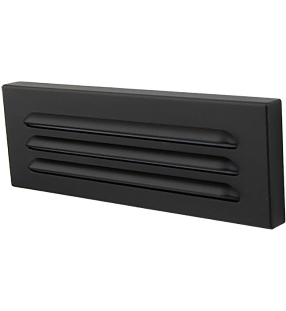 WAC Lighting - 9in 12V LED Horizontal Louvered Surface Mounted Step Light and Wall Light