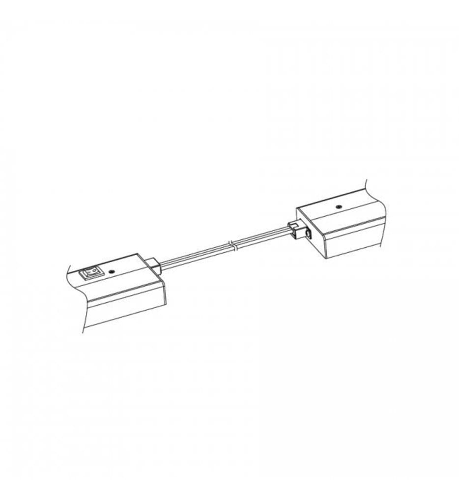 WAC Lighting - BA-PC6-WT - Plugin Power Cord for Light Bar