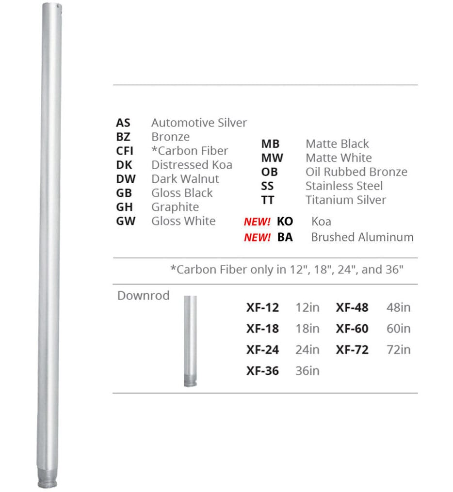 WAC Lighting - Ceiling Fan Extension Downrod