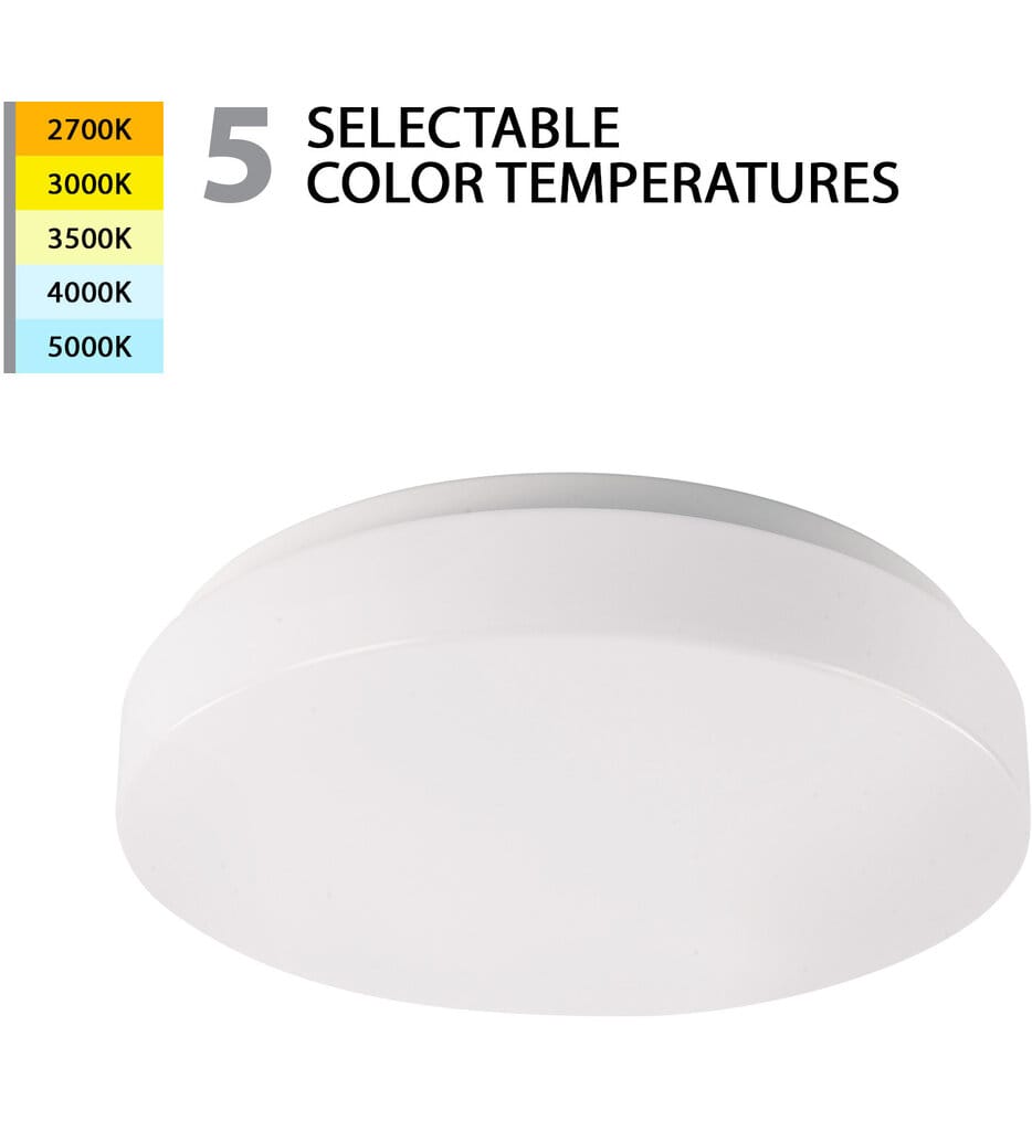 WAC Limited - FM-113-CS-WT - Blo 13" Flush Mount