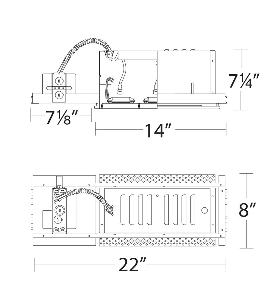 WAC Limited - MT-316HS - WAC Limited 3 Light MR16 MultiSpot Recessed Housing