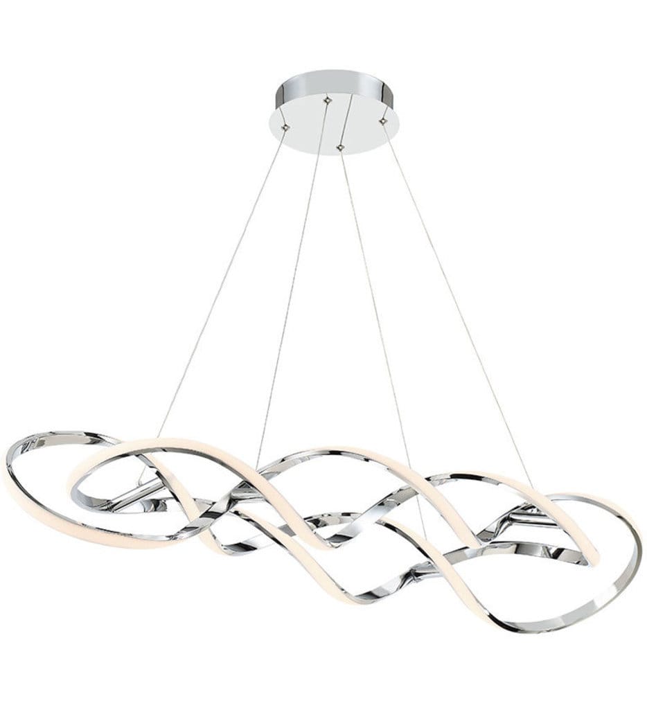 dweLED - PD-47839-CH - Interlace 39" Pendant