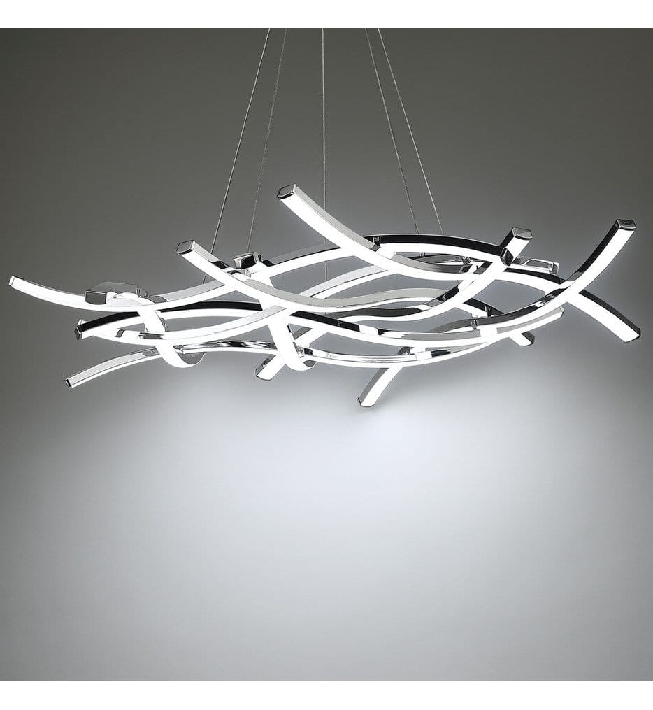 dweLED - PD-60944-CH - Divergence 43.75" Chandelier