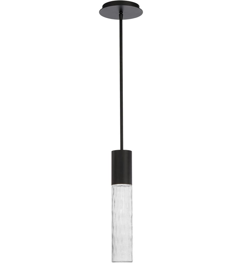 dweLED - PD-W63114-BK - Sleek 14" Outdoor Pendant
