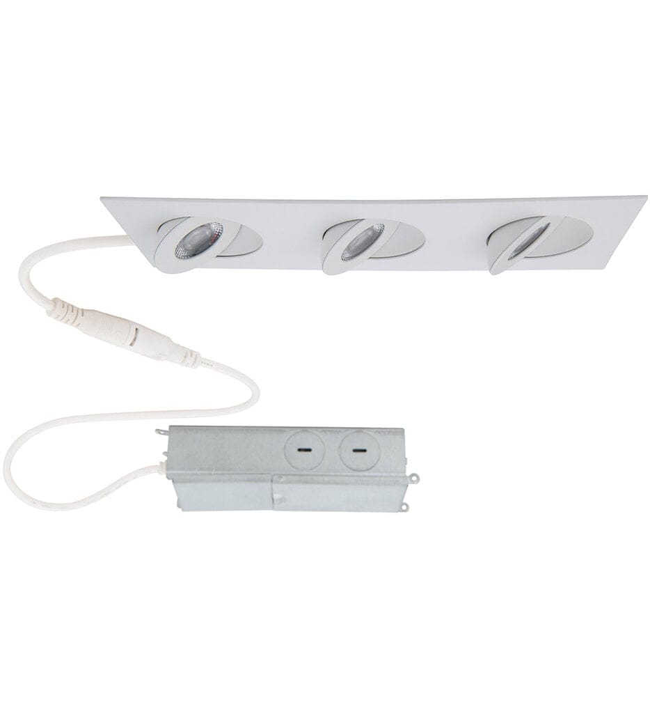 WAC Limited - R2ESAR-3-W930-WT - Lotos 2in LED 3-Light Square Adjustable Recessed Kit