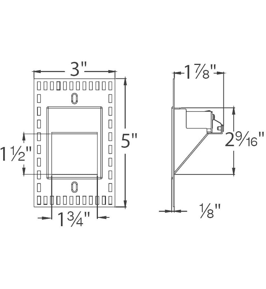 WAC Lighting - WL-LED200TR-C-WT - LEDme 5" Step Light