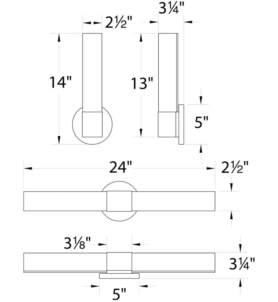 WAC Limited - Turbo 3.23" Wall Sconce