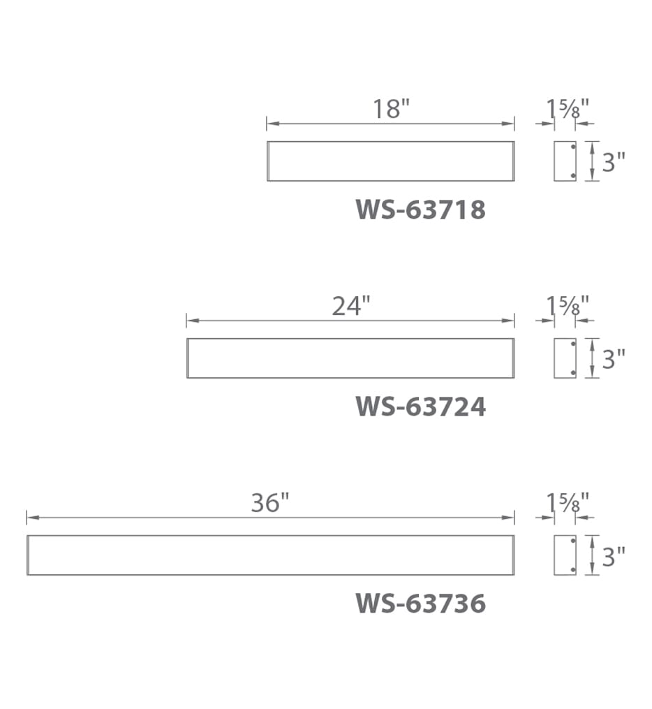 dweLED - Strip 36" Bath Vanity Light