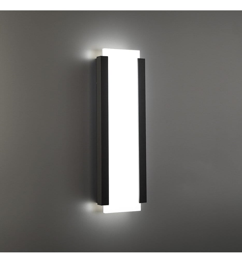 dweLED - WS-W11914-BK - Fiction 14.13" Outdoor Wall Sconce