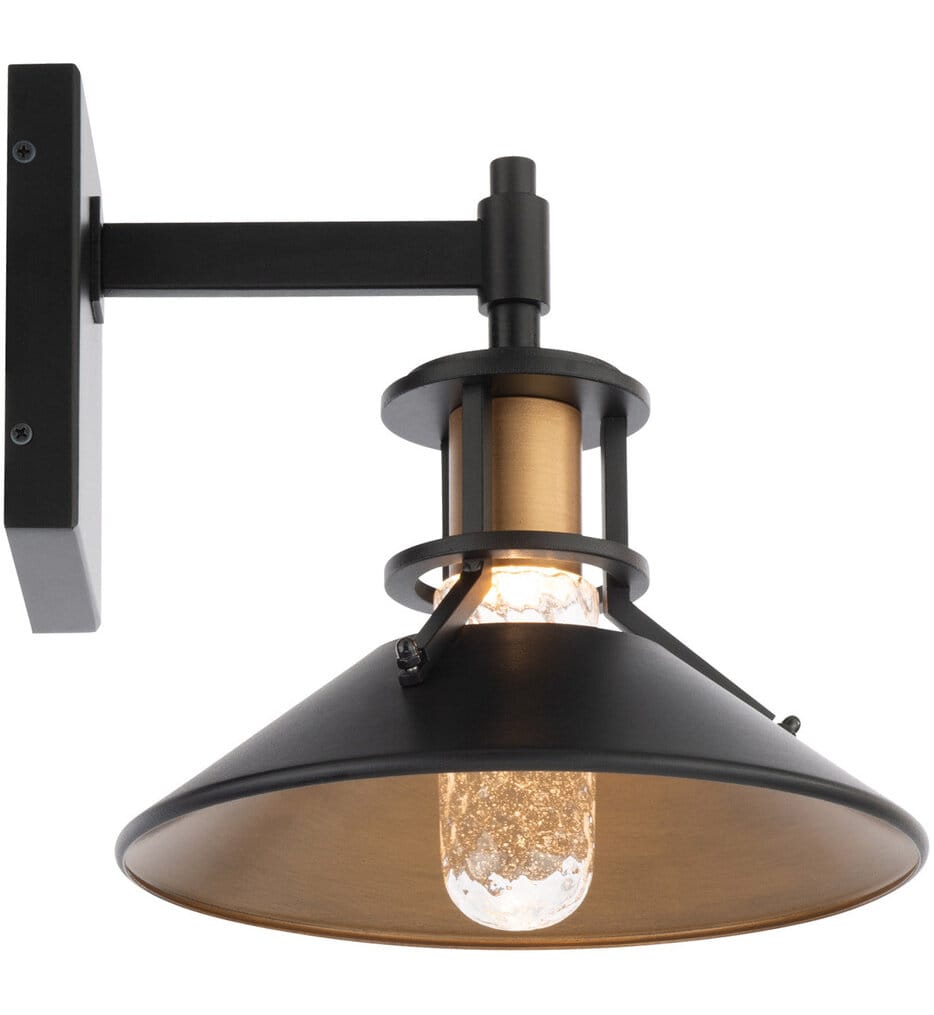 dweLED - WS-W43011-BK/AB - Sleepless 12" Outdoor Wall Light