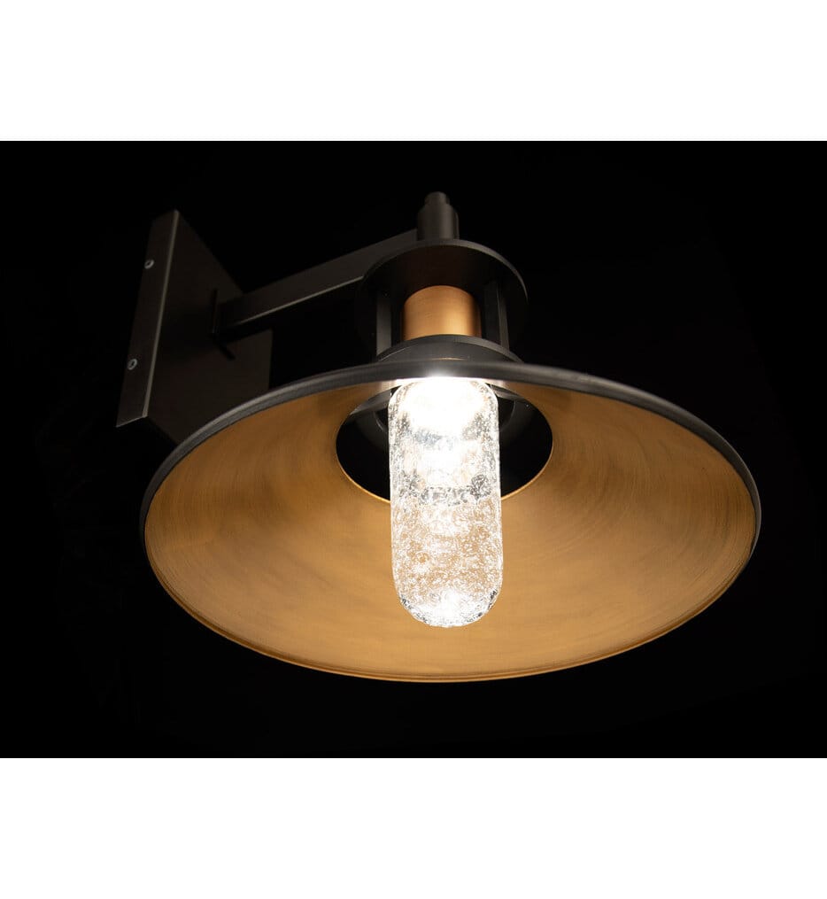 dweLED - WS-W43011-BK/AB - Sleepless 12" Outdoor Wall Light