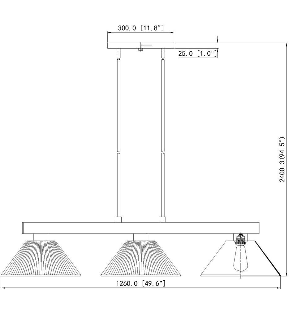 Z-Lite - Cobalt 49.75" Island Light