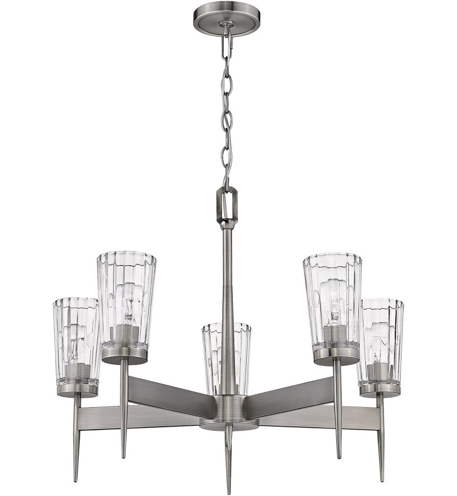 Z-Lite - 1932-5AN - Flair 25.5" Chandelier