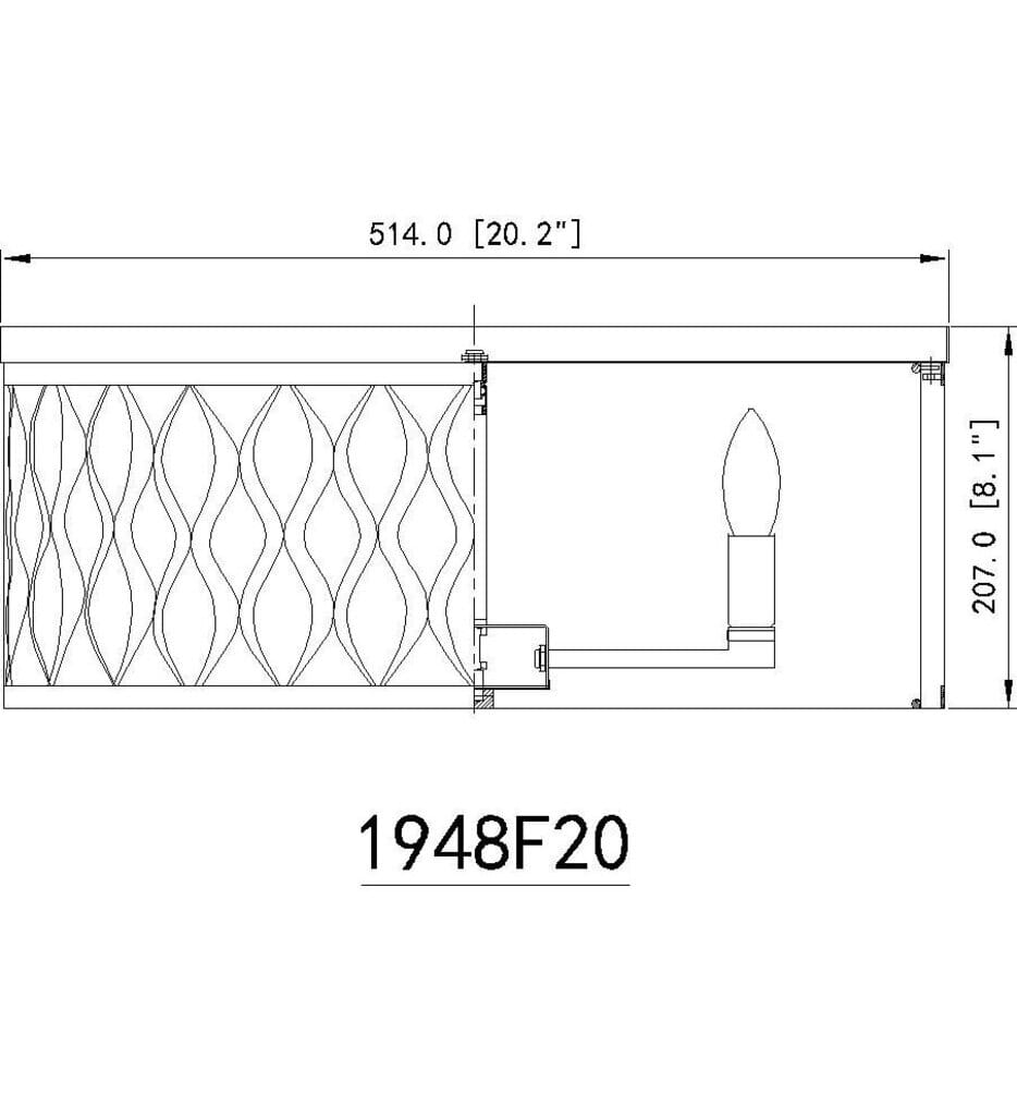 Z-Lite - Harden 20.25" Flush mount