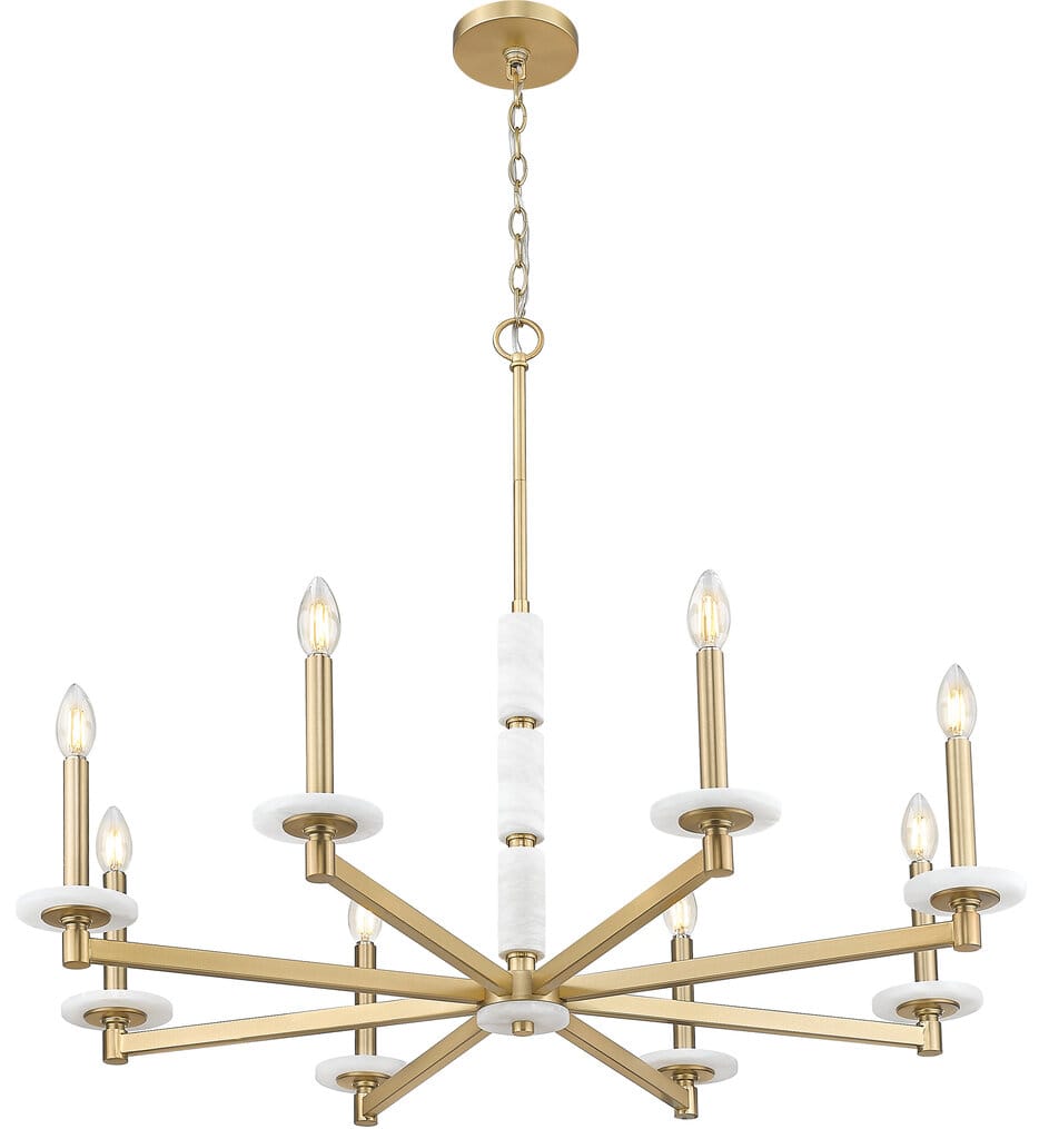 Z-Lite - 3045-8MGLD - Kaden 36.5" Chandelier