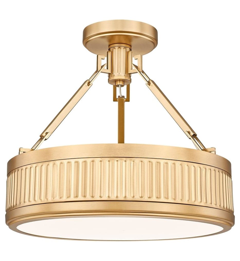 Z-Lite - Quinn 15-inch Semi-Flush Mount