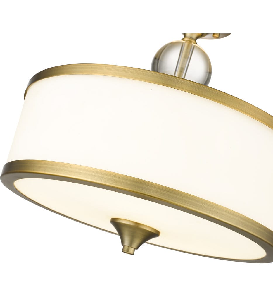 Z-Lite - Cosmopolitan 15.75" Semi-Flush Mount