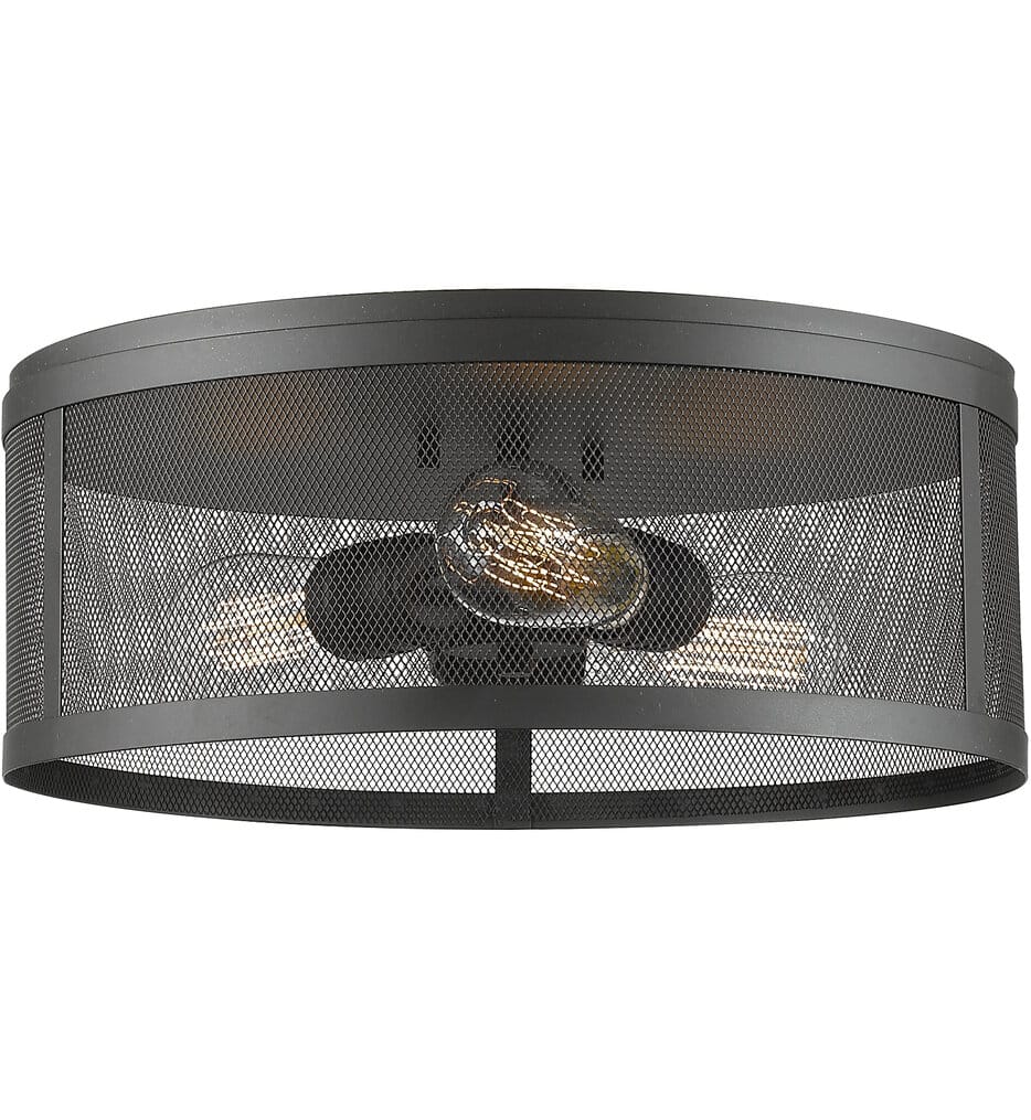 Z-Lite - Meshsmith 14.875" Flush Mount