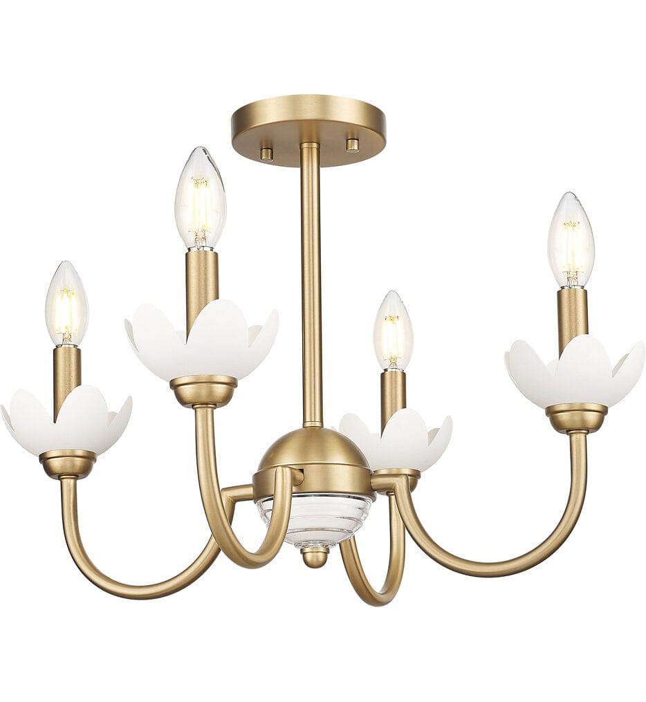 Z-Lite - 352-4SF-MGLD - Allistair 20" Semi-Flush Mount