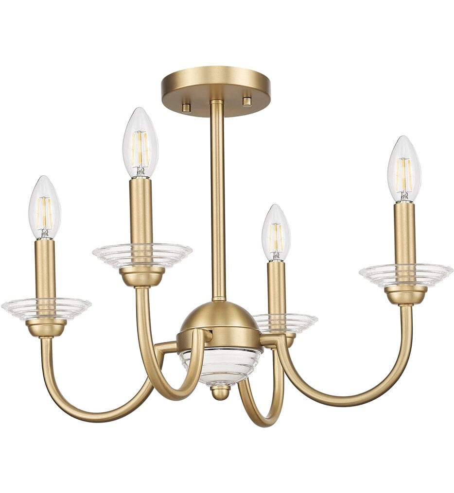 Z-Lite - 352-4SF-MGLD - Allistair 20" Semi-Flush Mount