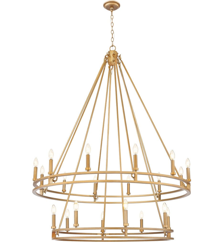 Z-Lite - 4005-20SBR - Dennison 47.5-inch Chandelier