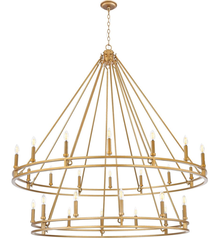 Z-Lite - 4005-28SBR - Dennison 60-inch Chandelier