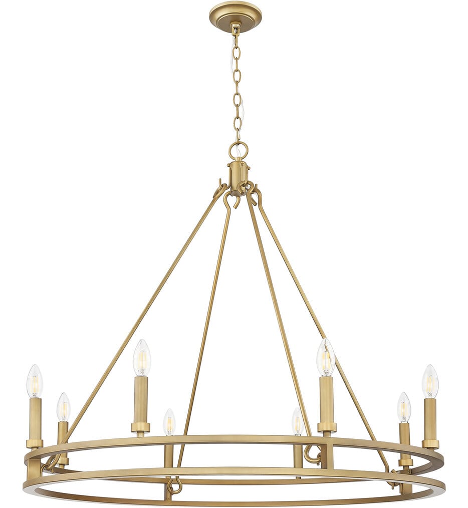 Z-Lite - 4005-8SBR - Dennison 36-inch Chandelier