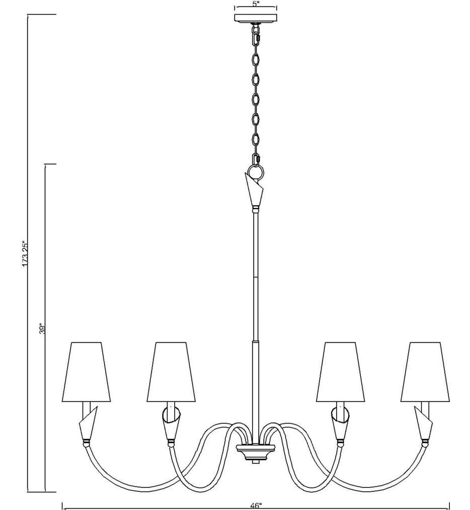 Z-Lite - Claudelle 46-inch Chandelier