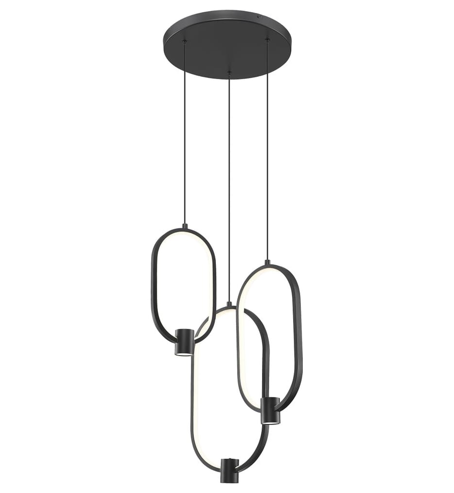 Z-Lite - 4101-3MB-LED - Saros 16.25-inch Chandelier