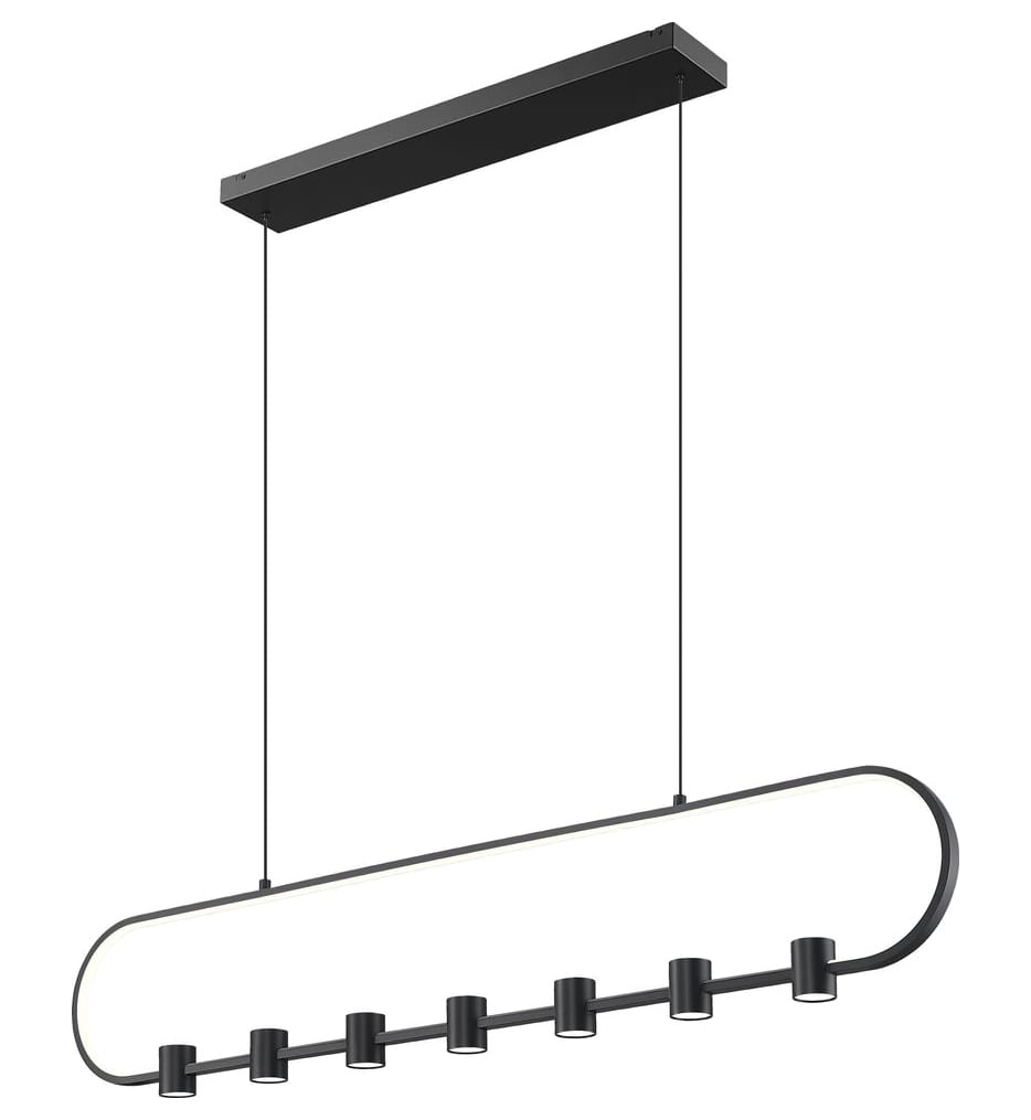 Z-Lite - 4101-54L-MB-LED - Saros 54-inch Linear Chandelier