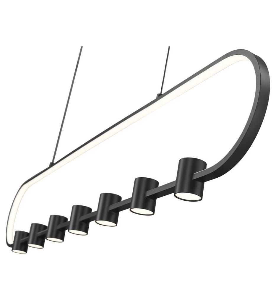Z-Lite - 4101-54L-MB-LED - Saros 54-inch Linear Chandelier