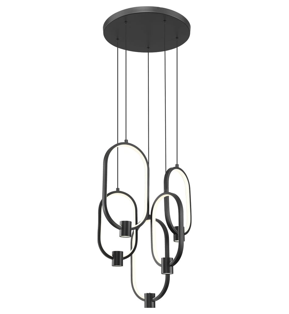 Z-Lite - 4101-5MB-LED - Saros 18.25-inch Chandelier