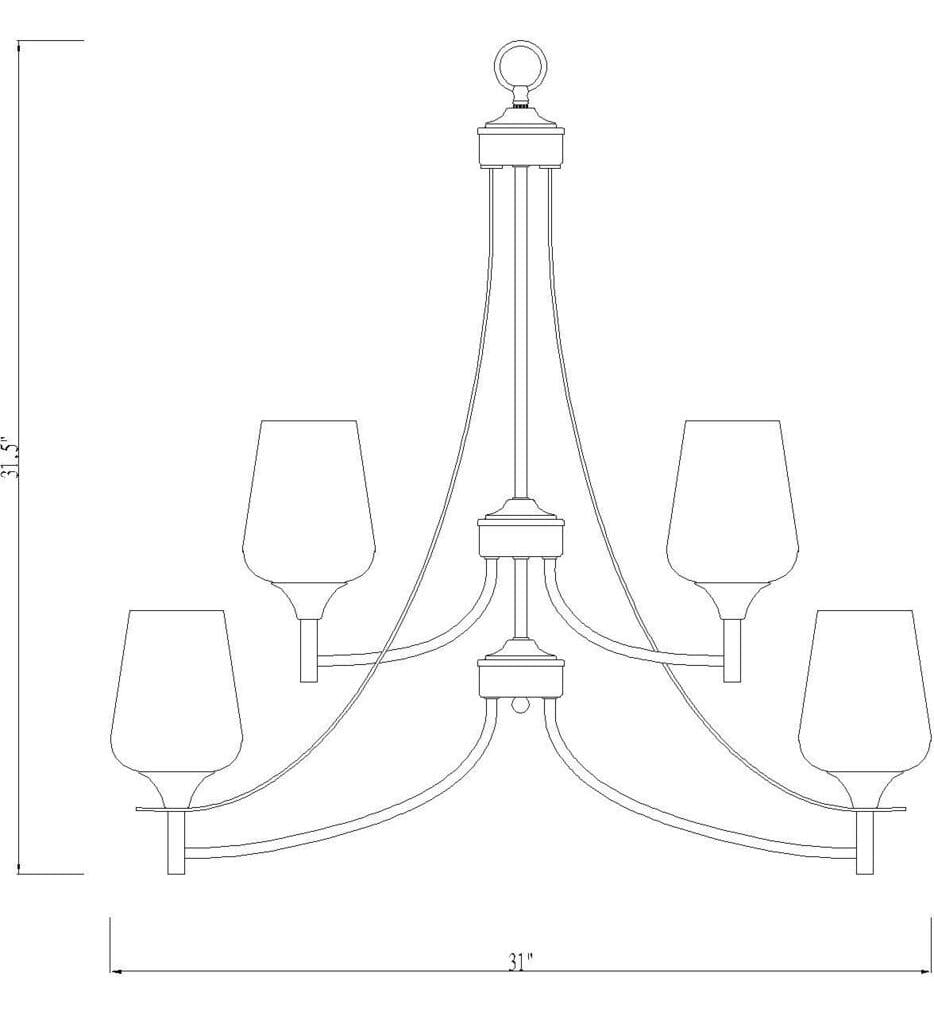 Z-Lite - Joliet 31" Chandelier