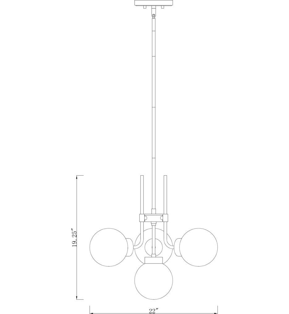 Z-Lite - Parsons 22" Chandelier