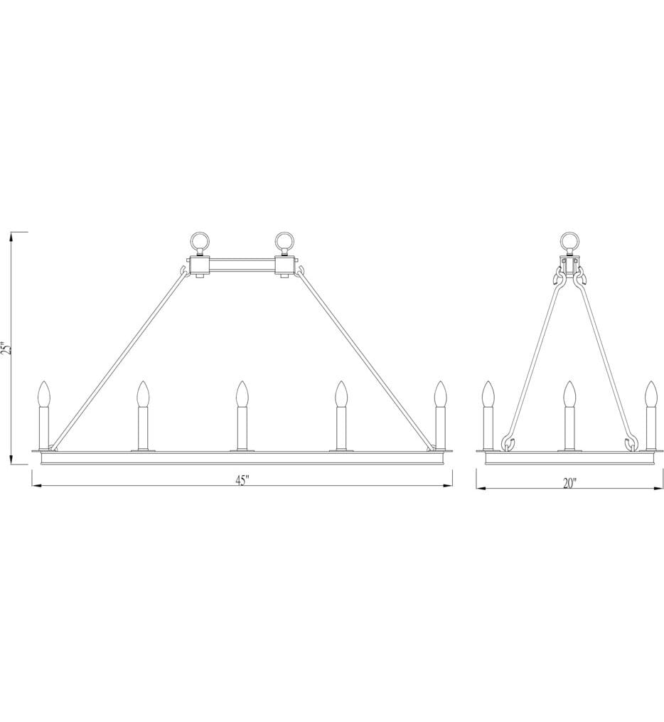 Z-Lite - Barclay 45" Chandelier