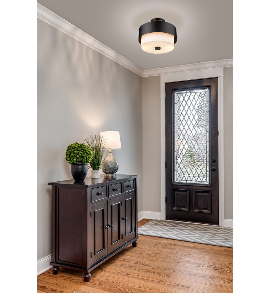 Z-Lite - Counterpoint 13" Semi-Flush