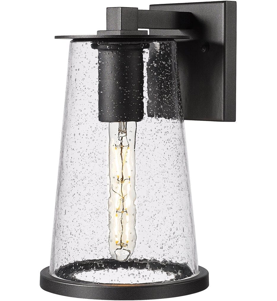 Z-Lite - 5004M-BK - Bar Harbor 12.5" Outdoor Wall Sconce