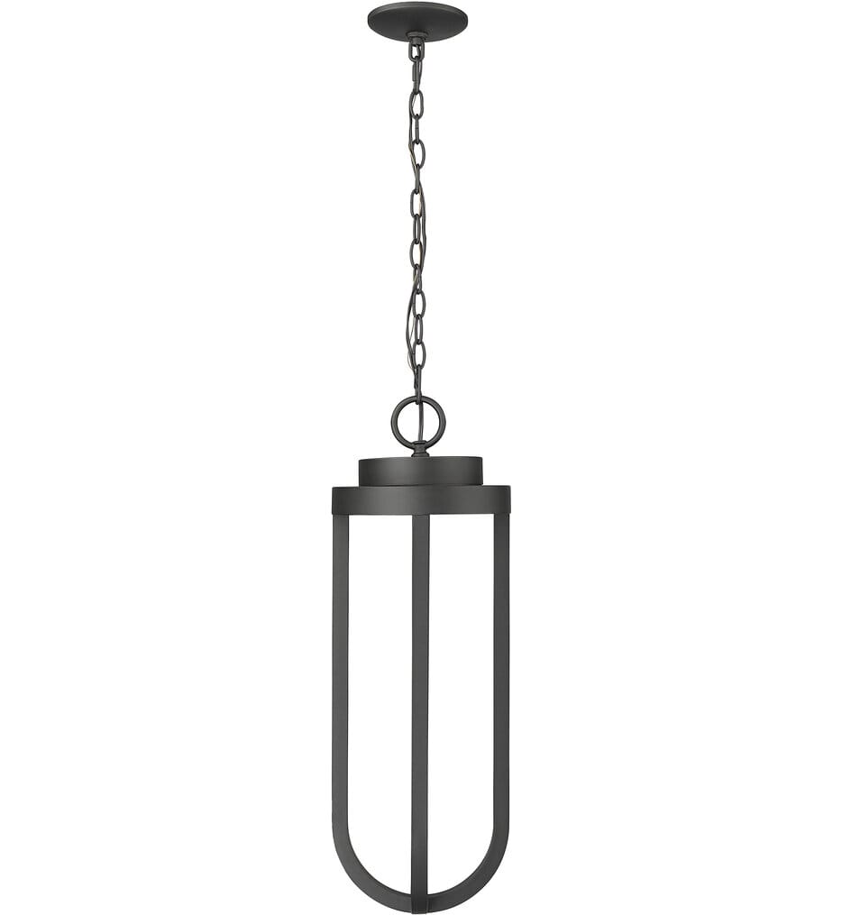 Z-Lite - 5005CHB-BK-LED - Leland 9" Outdoor Pendant