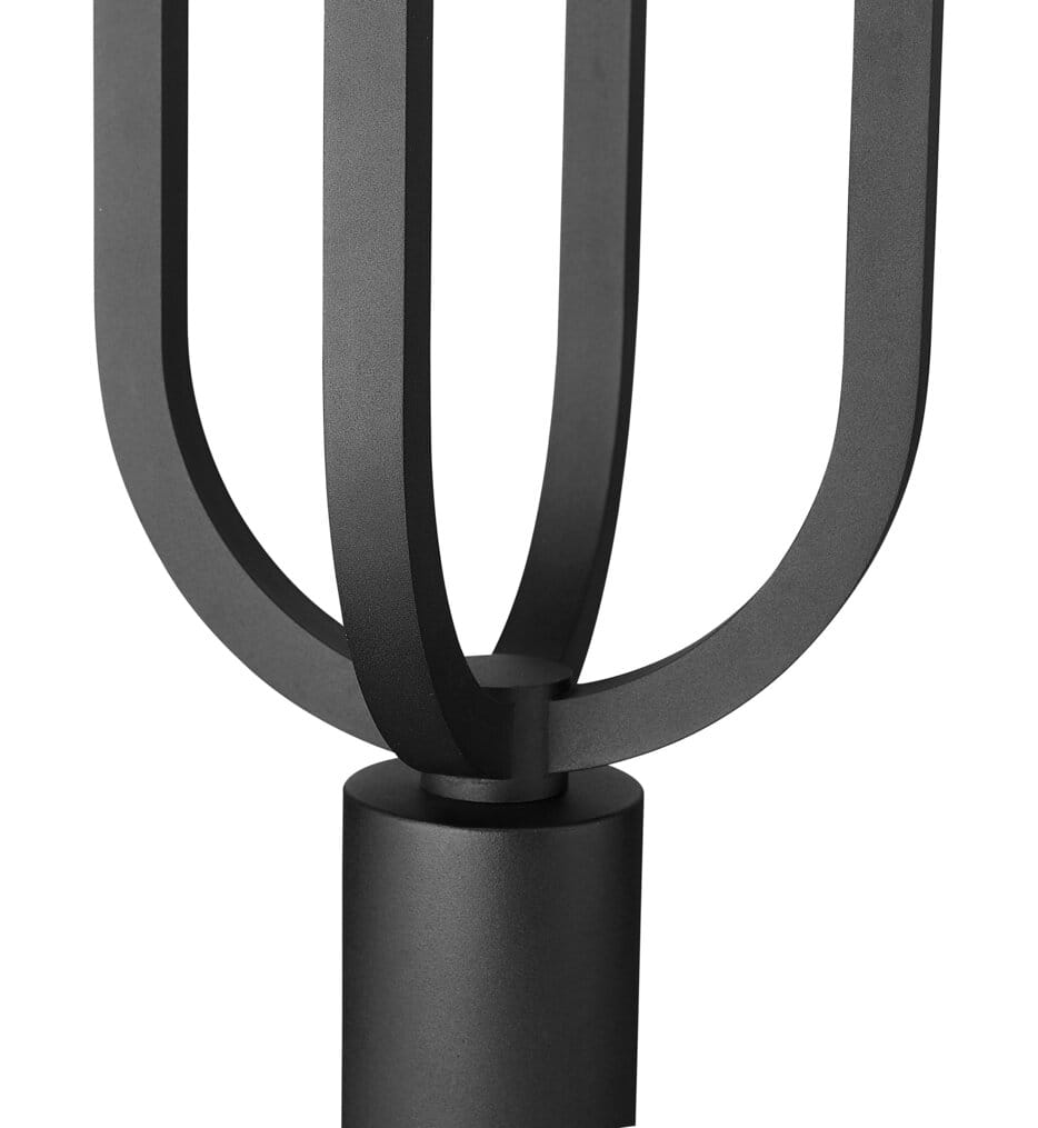 Z-Lite - 5005PHM-5012P-BK-LED - Leland 91.75" Outdoor Post Mount