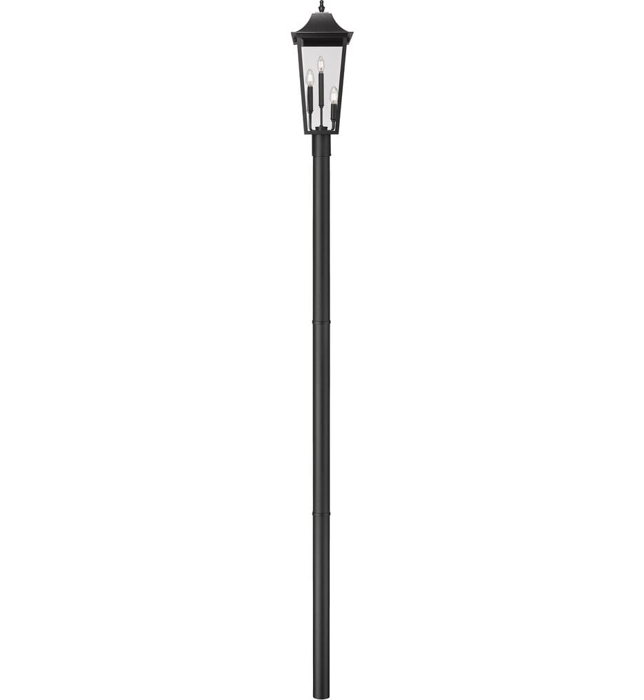Z-Lite - 5008PHBR-5009P96-BK - Gannon 120.75" Outdoor Post Light