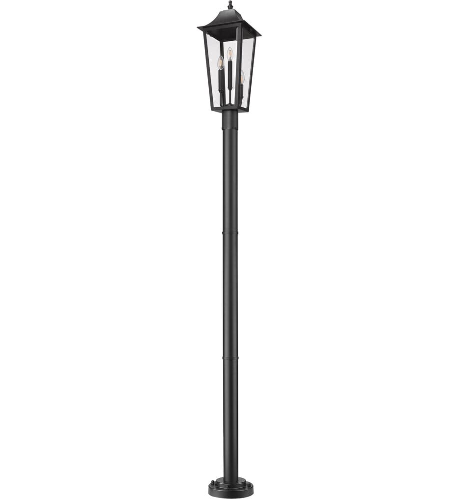 Z-Lite - 5008PHBR-5012P-BK - Gannon 100.5" Outdoor Post Light