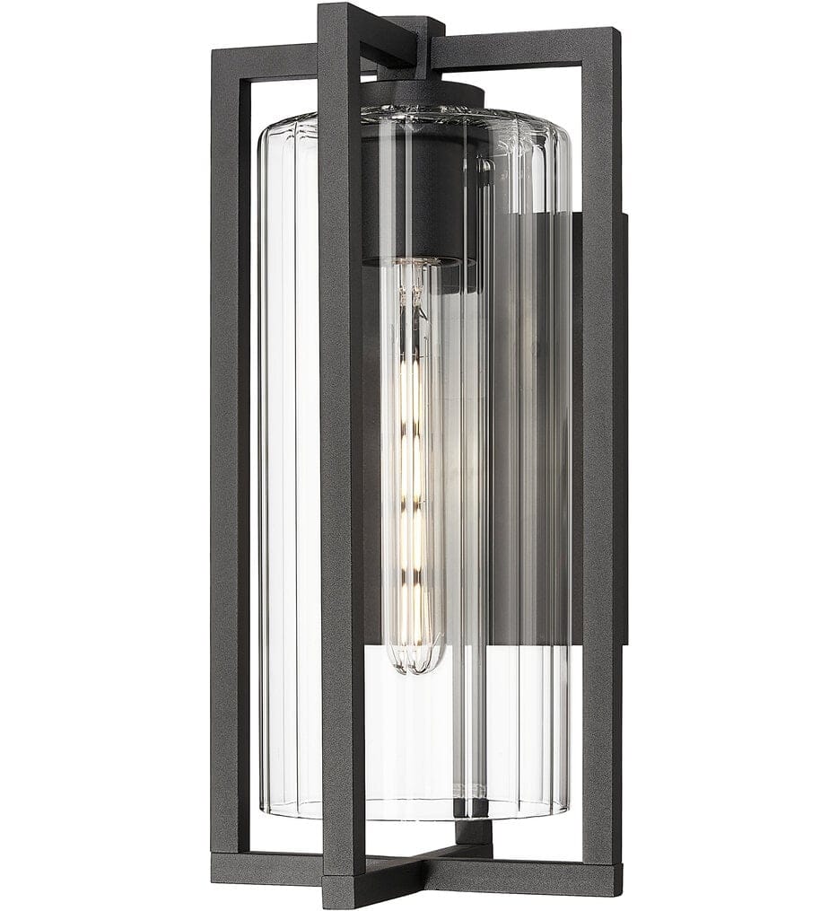 Z-Lite - 5013M-BK - Aura 16.5" Outdoor Wall Sconce