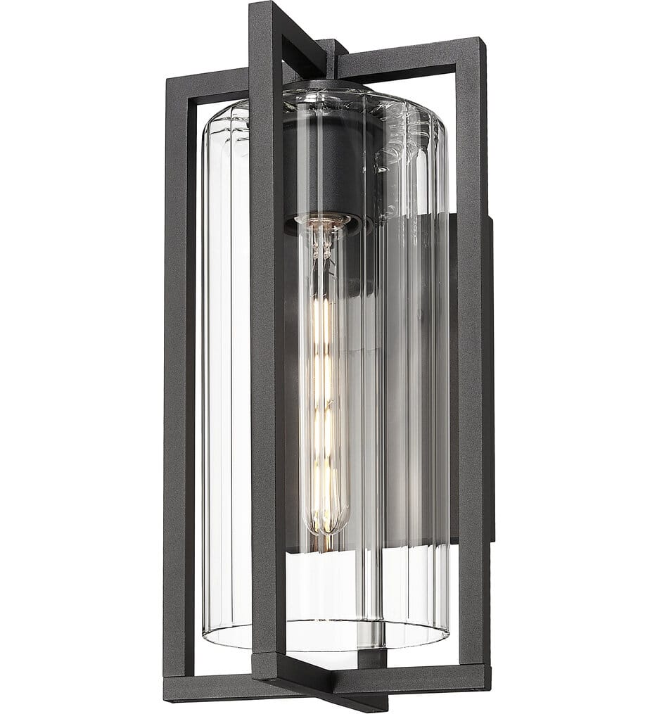 Z-Lite - 5013M-BK - Aura 16.5" Outdoor Wall Sconce